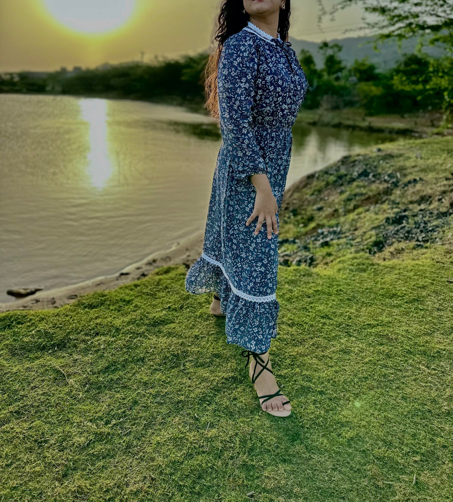 Women Floral Print Fit & Flare Dress - Ziona MuL