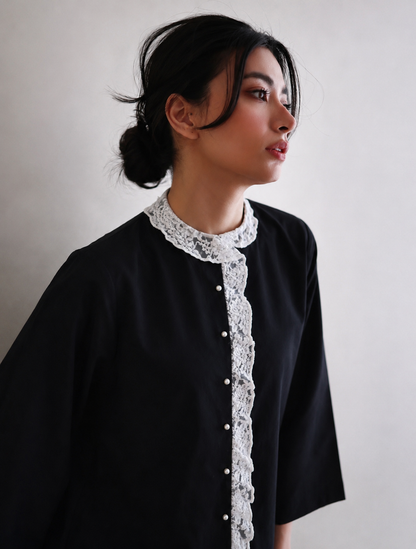 Women Sustainable Black Kurta Set