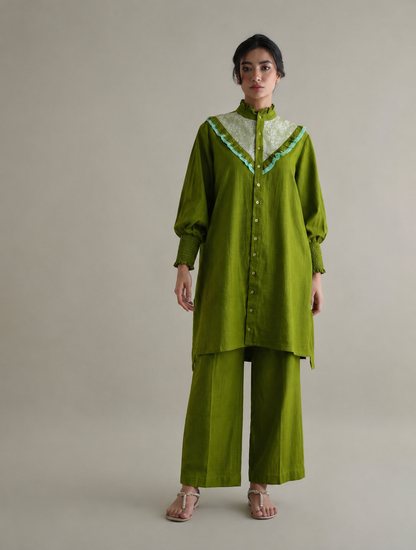 Women Green Coordinate Set