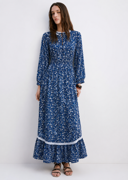Women Floral Print Fit & Flare Dress