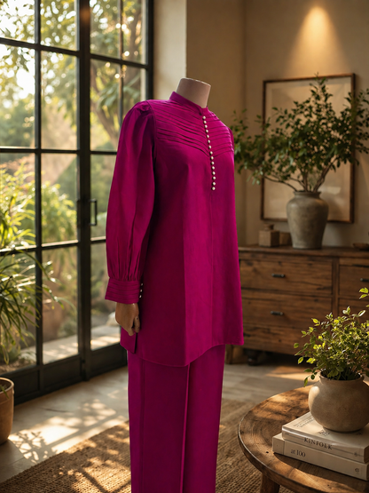 Women Magenta Coordinate Set