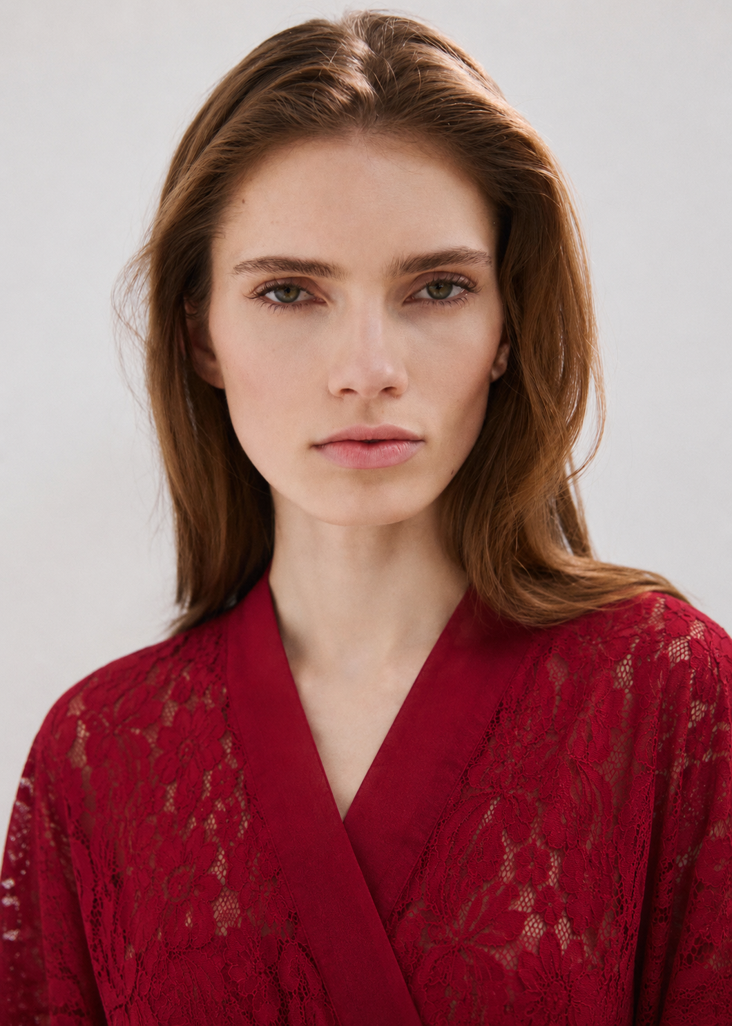 Women Maroon Wrap Top with Trousers