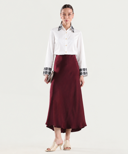 Women White Solid Regular Fit Shirt