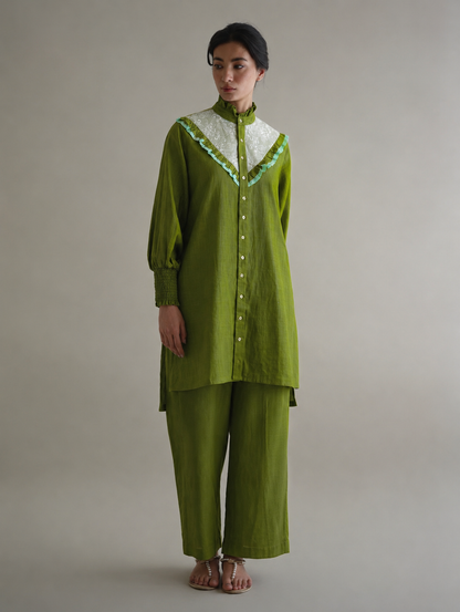 Women Green Coordinate Set