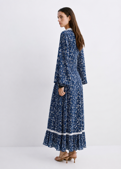 Women Floral Print Fit & Flare Dress