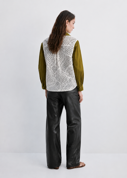 Women Olive Green 100% Cotton Shirt