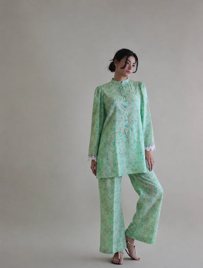 Women Turquiouse coordinate set