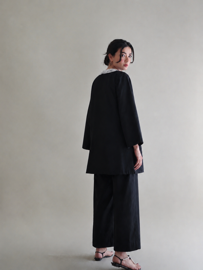 Women Sustainable Black Kurta Set