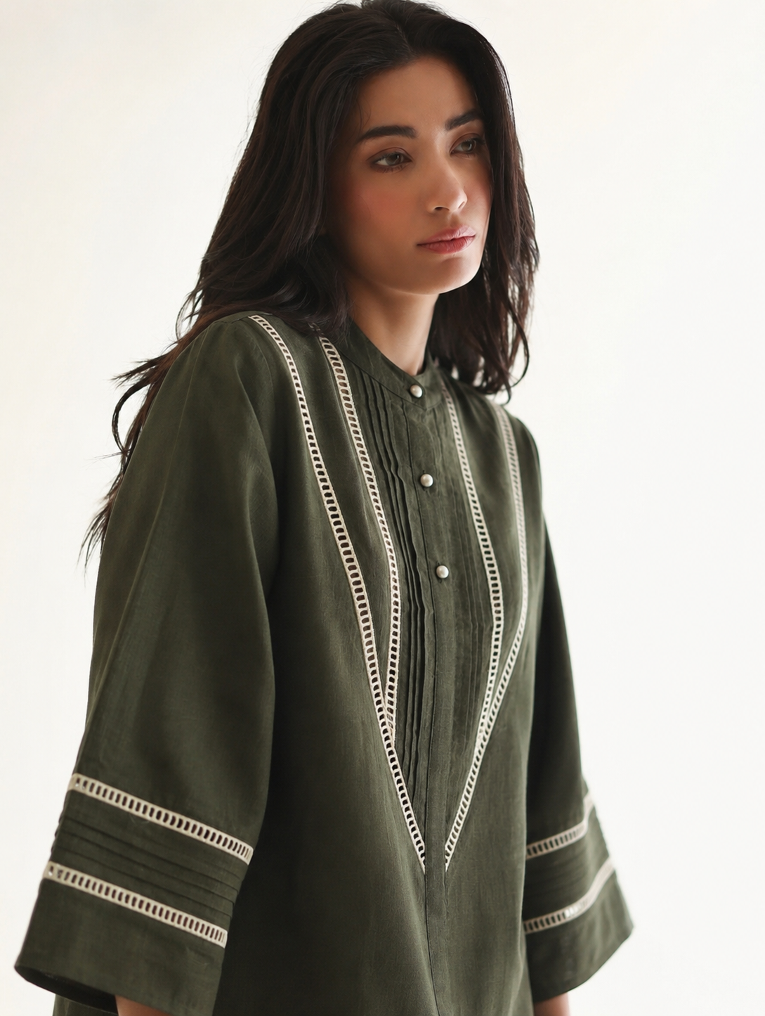 Women Olive Co-ord Set