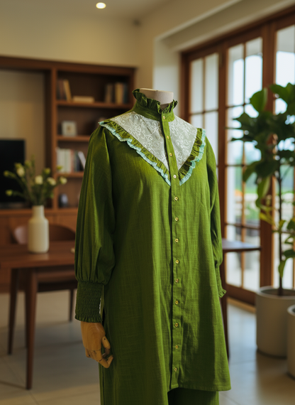 Women Green Coordinate Set