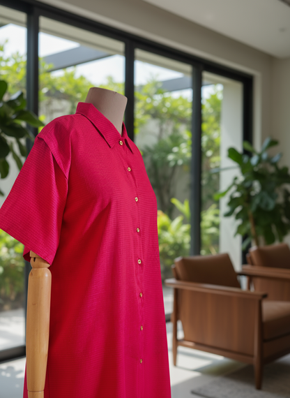 Women Pink and orange Coordinate Set