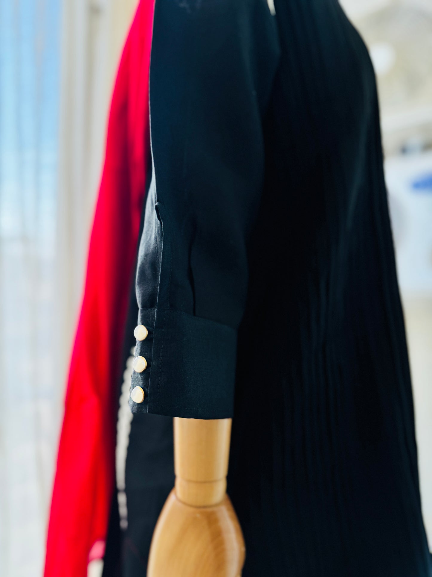 Women Black Kurta Set with Dupatta