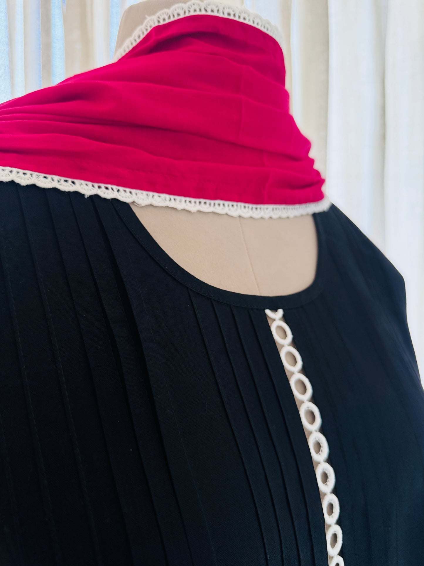 Women Black Kurta Set with Dupatta