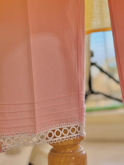 Women Yellow Cotton Kurta Set with Dupatta
