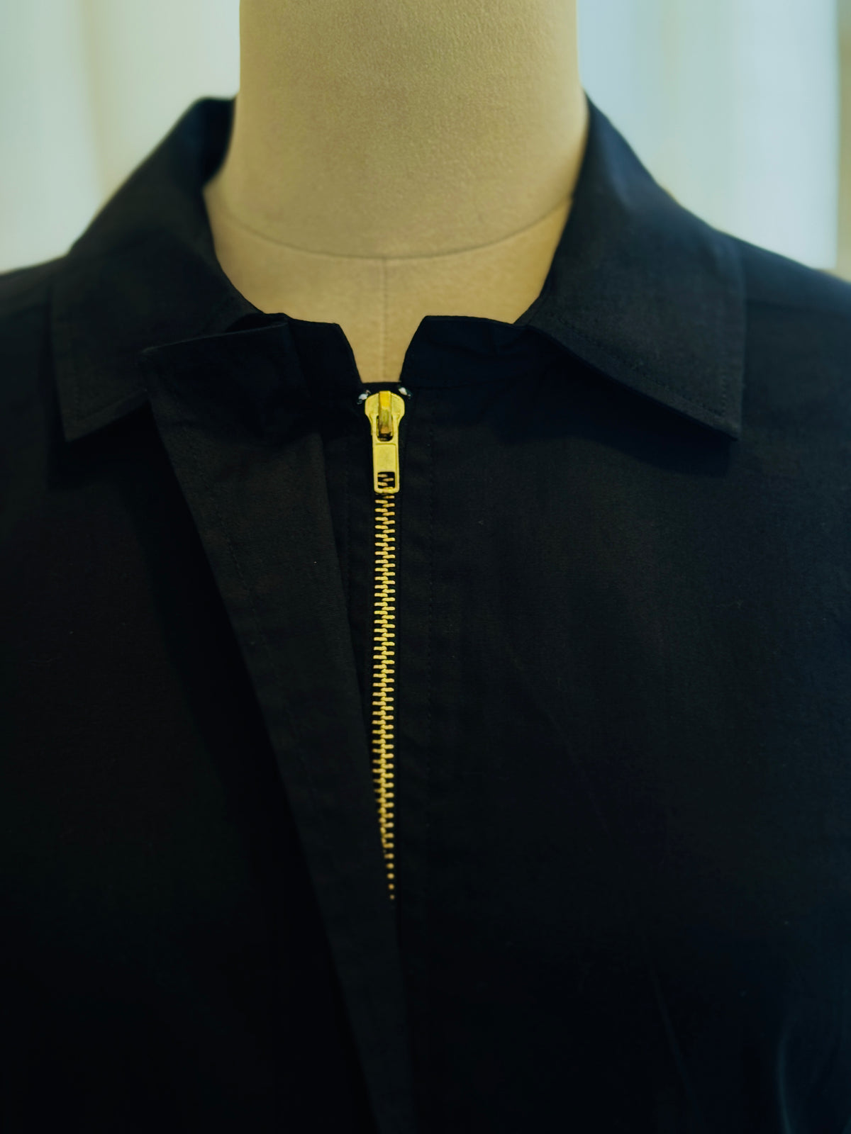 Women Black A line Dress Poplin