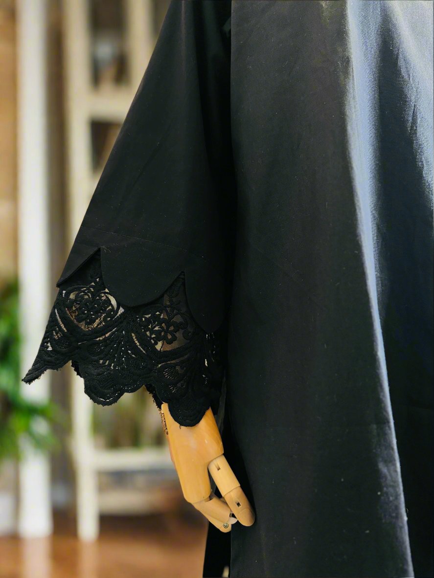 Women Black Kurta Set