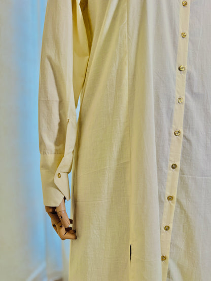 Women Yellow and Burgandy kurta set