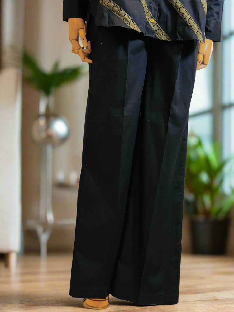 Women Black Lace Coordinate Set