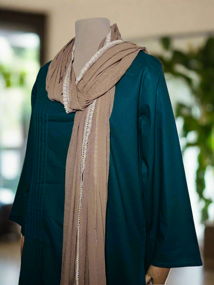 Women Green Kurta set with Dupatta